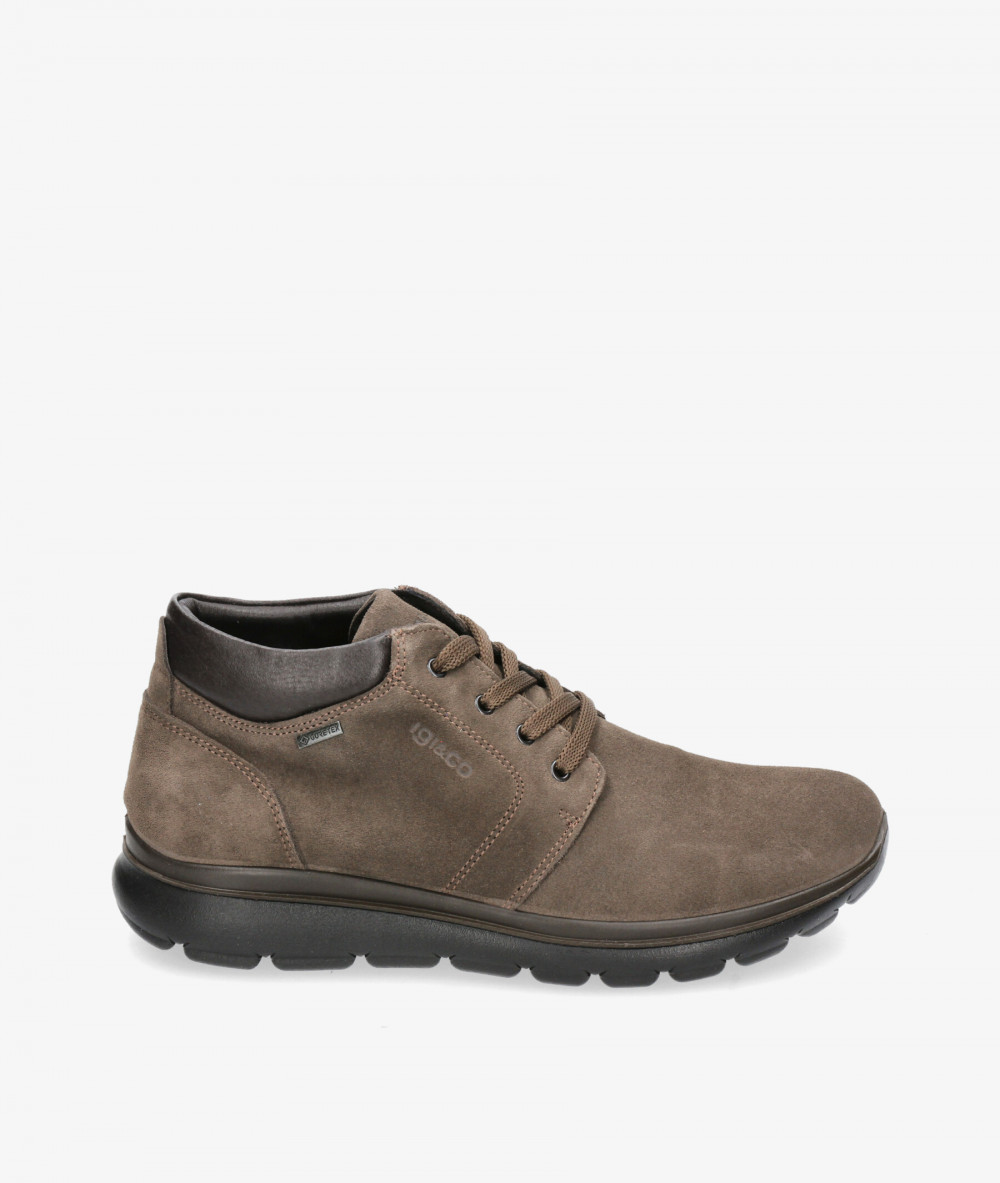 Igi&Co Boots  6617833 in taupe split suede