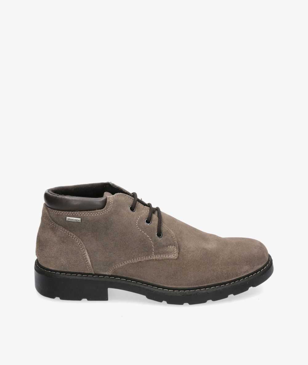 Imac Boots  650569 in taupe split suede