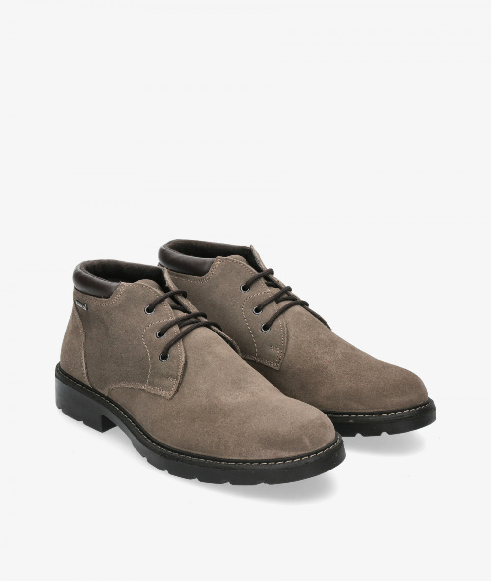 Imac Boots  650569 in taupe split suede