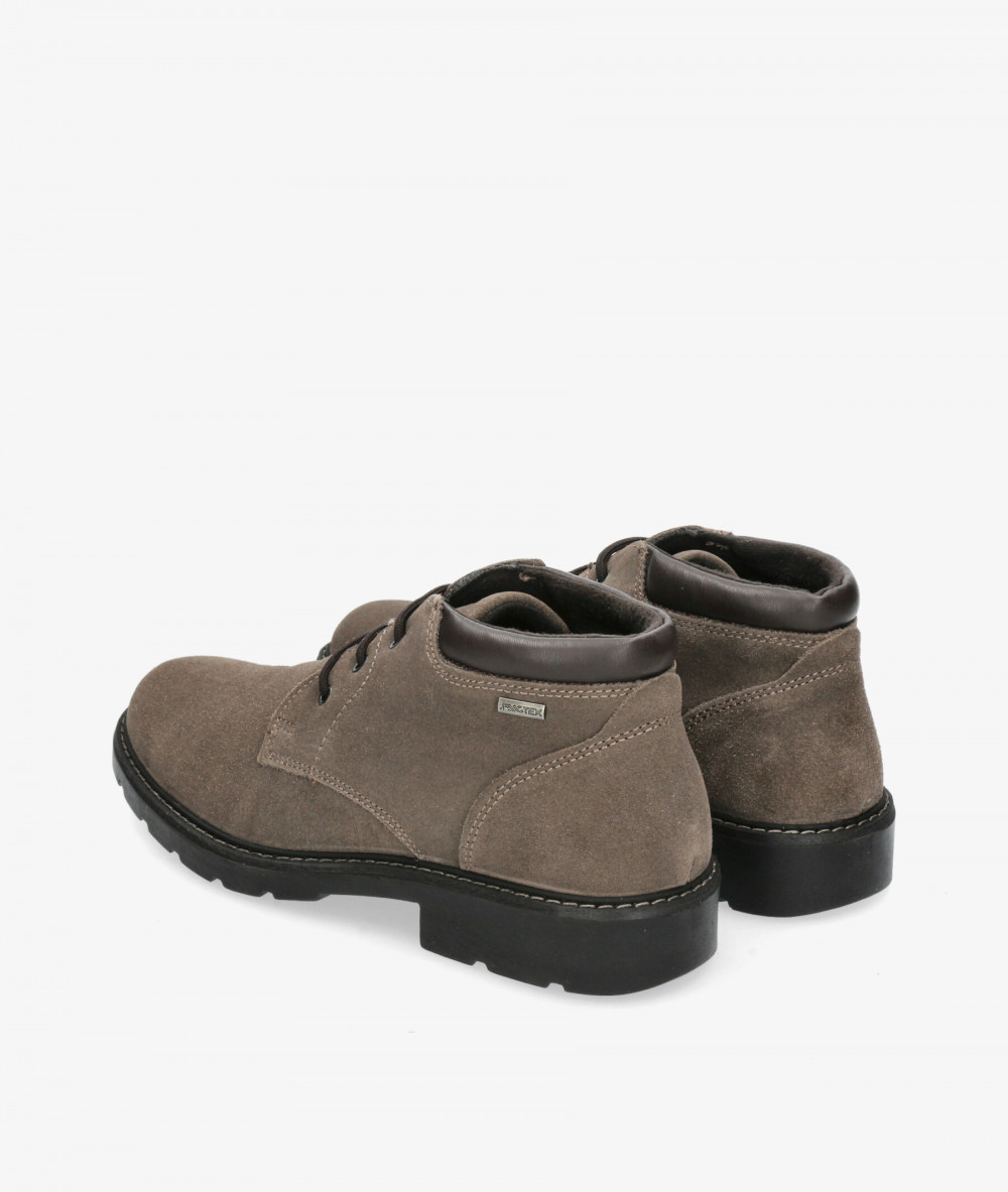 Imac Boots  650569 in taupe split suede