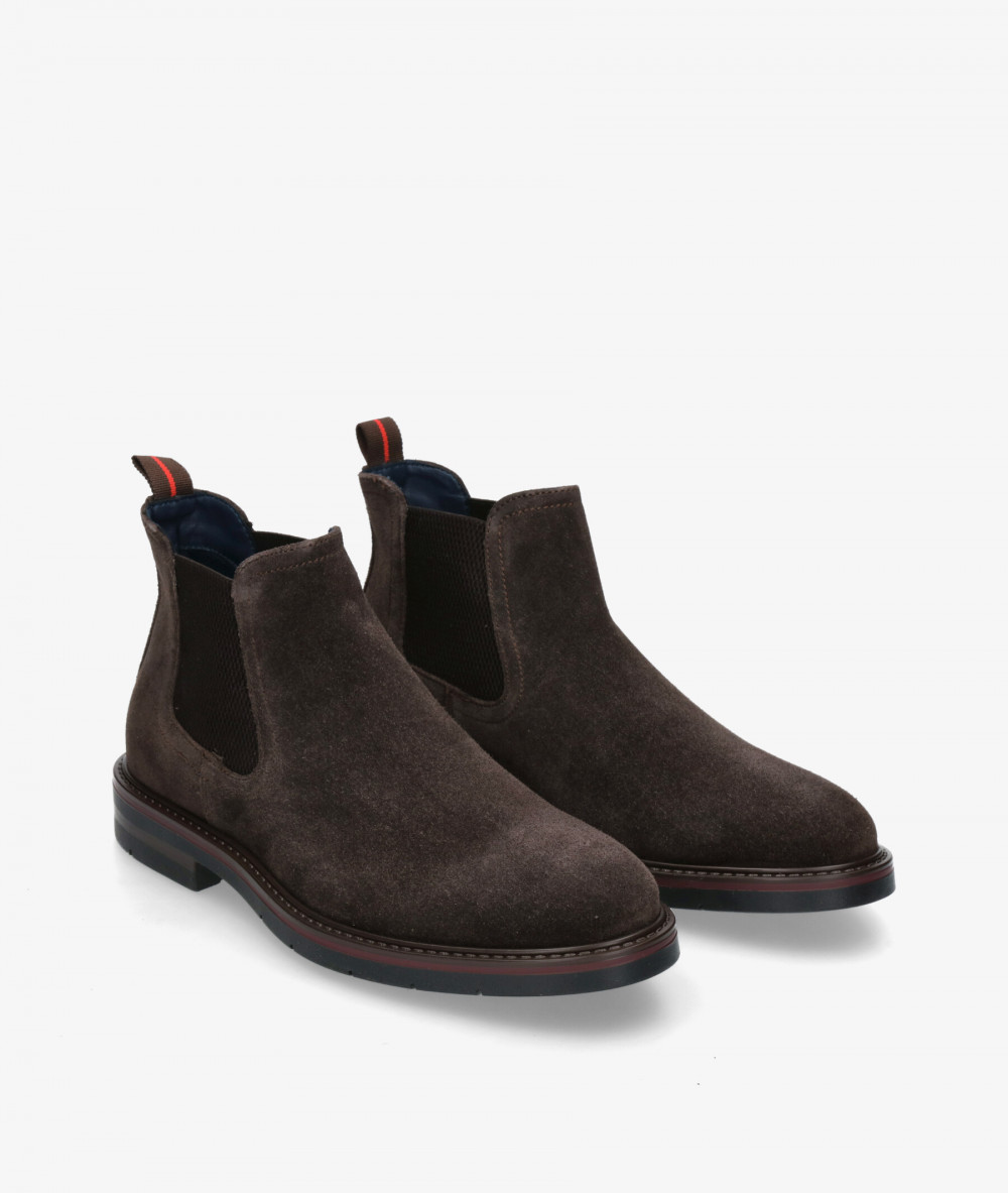 Botas Traveris  LOR30 - 2256 en serraje marrón