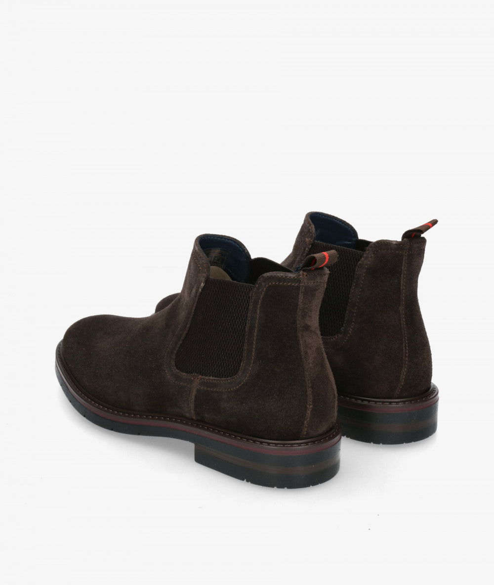 Botas Traveris  LOR30 - 2256 en serraje marrón