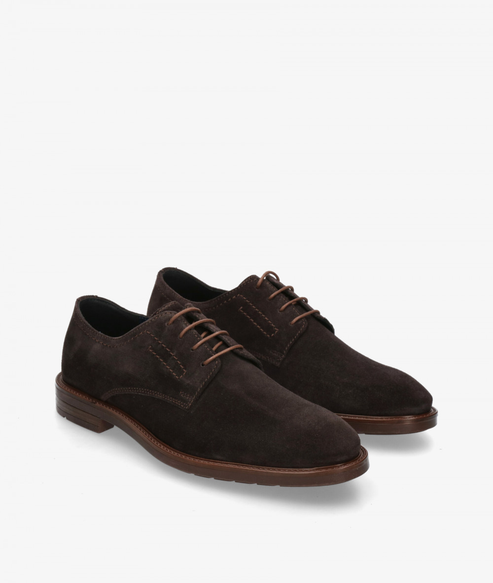 Zapatos de vestir Traveris LOR31 - 1181 en serraje marrón Zapatos de vestir Traveris LOR31 - 1181 en serraje marrón