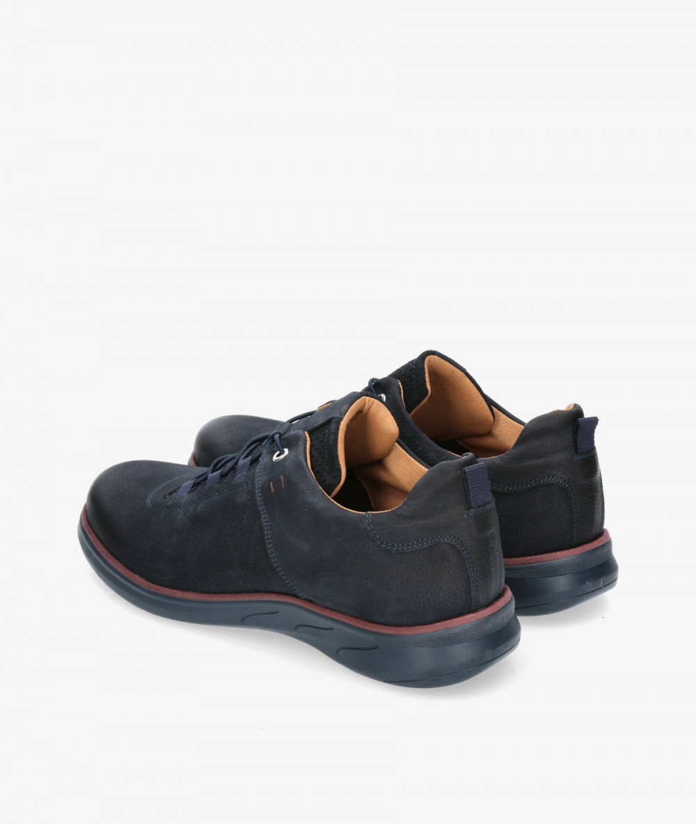 Zapatos casual pabloochoa.shoes 883 en nobuck azul Zapatos casual pabloochoa.shoes 883 en nobuck azul