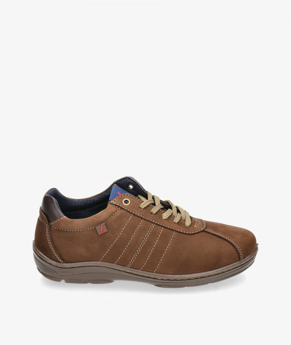 Zapatos casual LUISETTI 37106 NO en nobuck marrón Zapatos casual LUISETTI 37106 NO en nobuck marrón