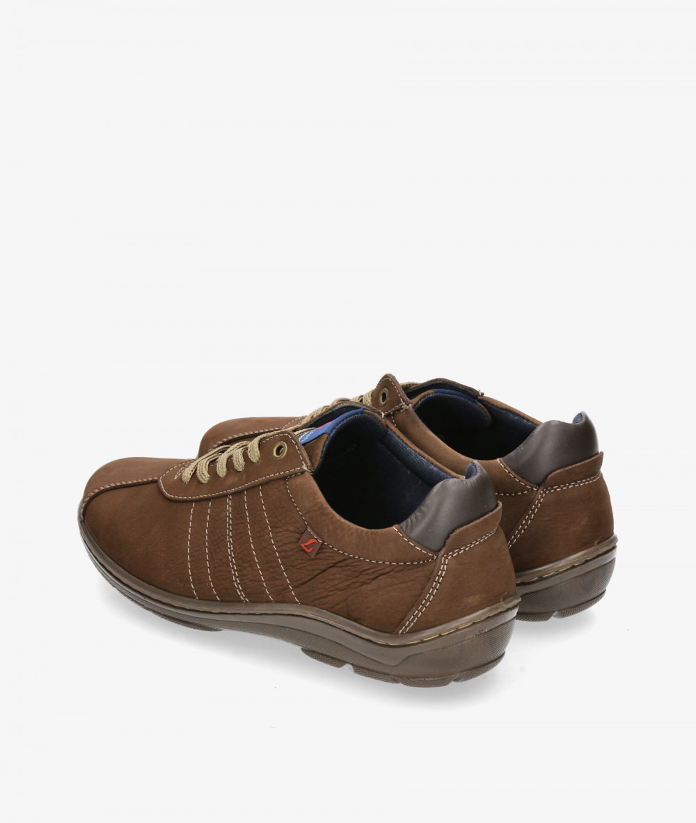 Zapatos casual LUISETTI 37106 NO en nobuck marrón Zapatos casual LUISETTI 37106 NO en nobuck marrón