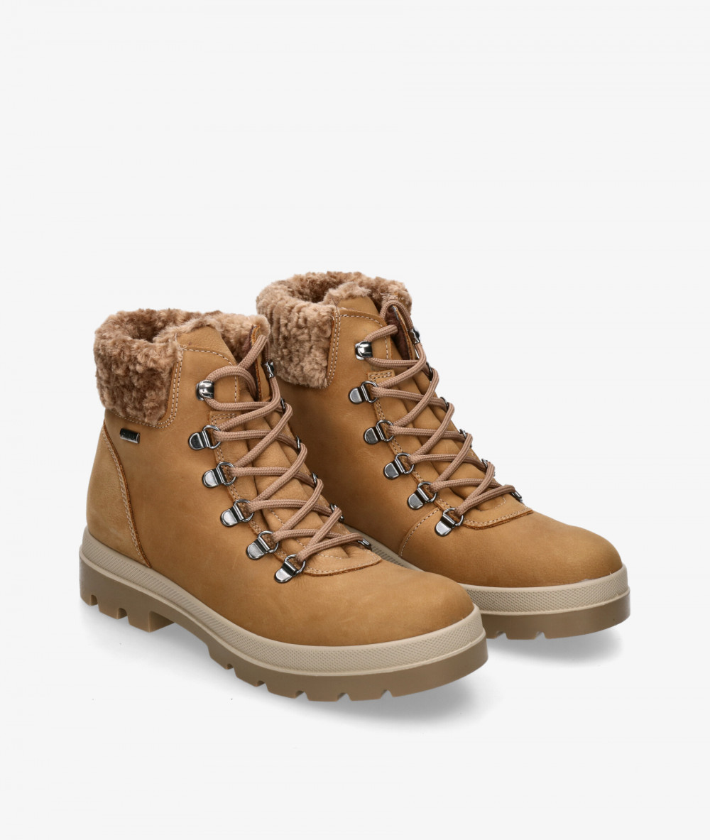Botines Imac  658048 en camel Botines Imac  658048 en camel