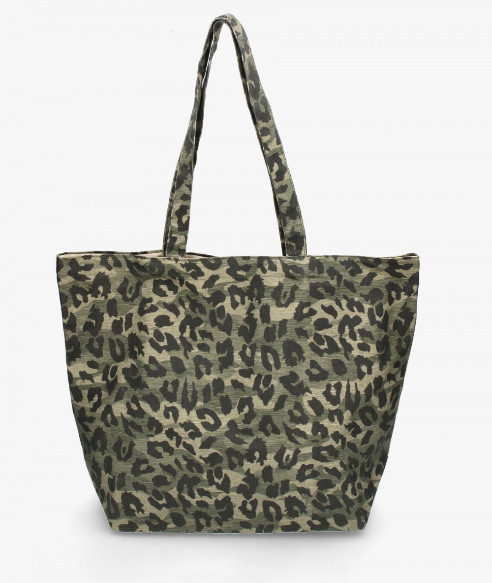 Bolso textil bloom&you LEOPARD HUNTER TOTE en leopardo 