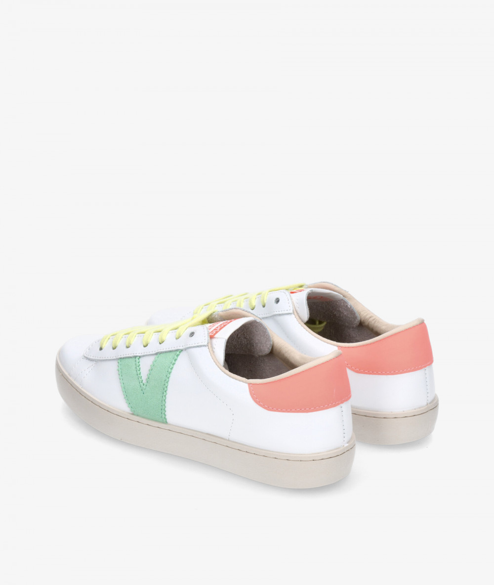 Deportivos Victoria  BERLIN PIEL en verde