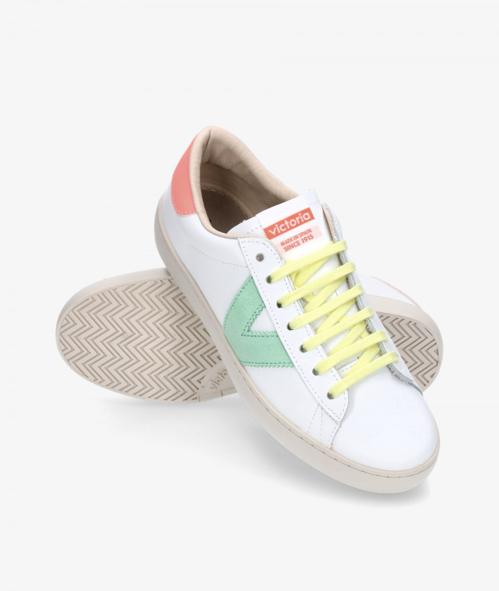 Deportivos Victoria  BERLIN PIEL en verde