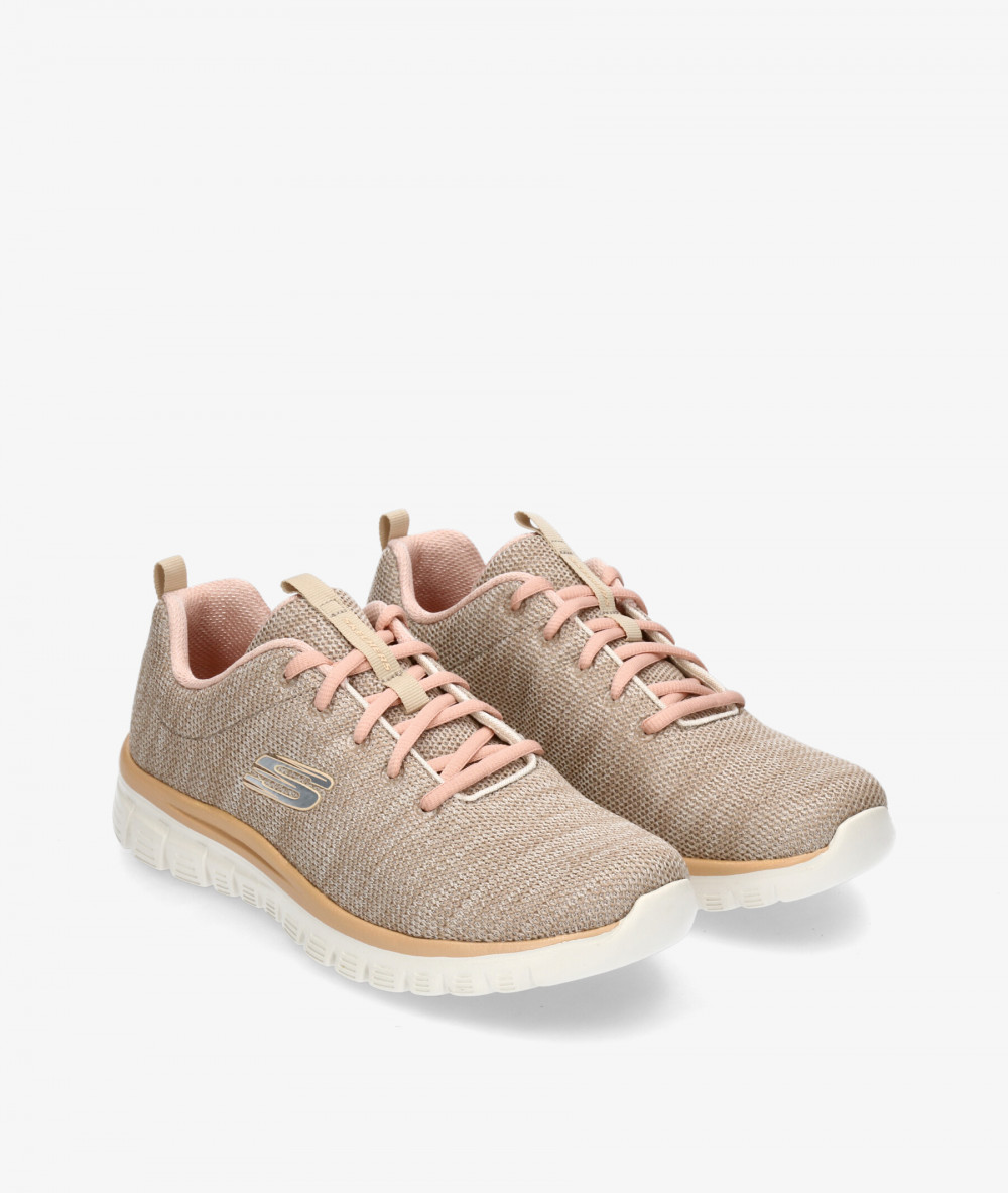Deportivos Skechers 12614 en beige Deportivos Skechers 12614 en beige