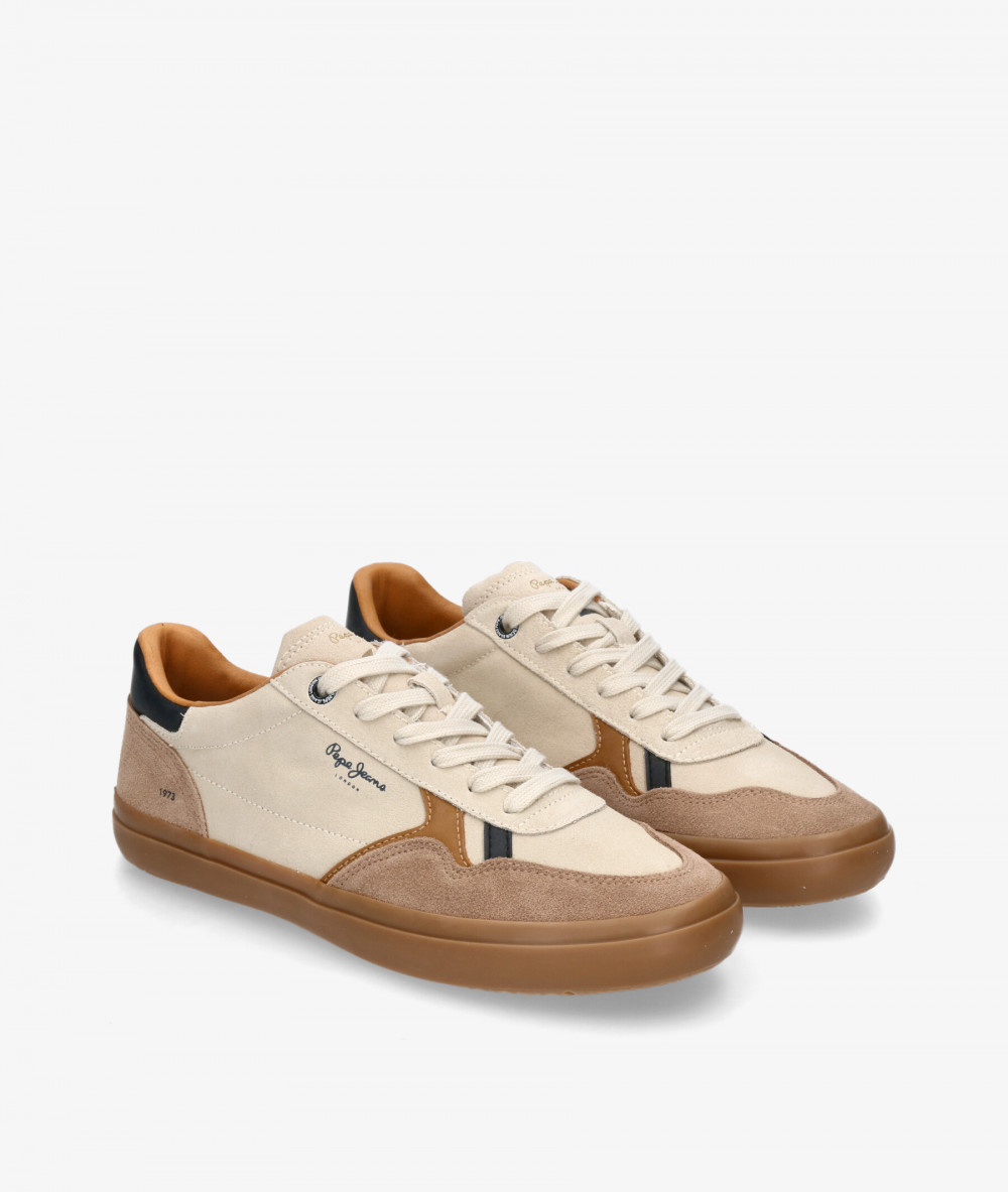 Deportivos Pepe Jeans  TRAVIS RETRO M en beige