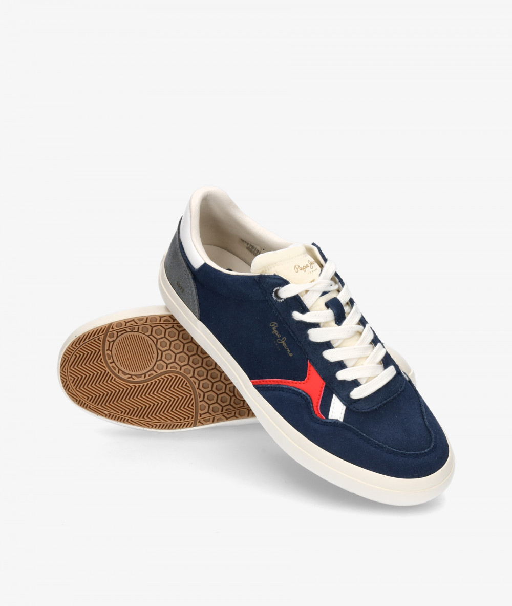 Deportivos Pepe Jeans  TRAVIS CITY M en azul marino