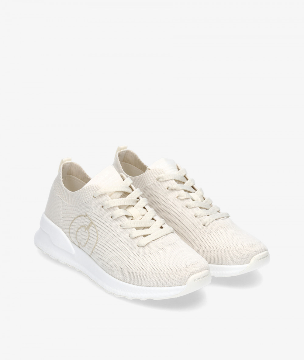 Deportivos Ecoalf  CONDEALF KNIT SNEAKER WOMAN en hueso Deportivos Ecoalf  CONDEALF KNIT SNEAKER WOMAN en hueso