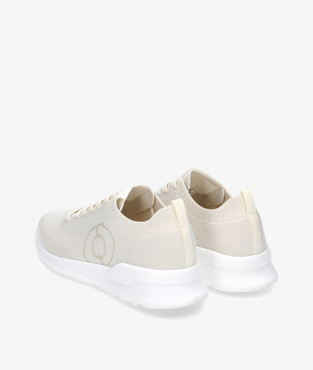 Deportivos Ecoalf  CONDEALF KNIT SNEAKER WOMAN en hueso Deportivos Ecoalf  CONDEALF KNIT SNEAKER WOMAN en hueso
