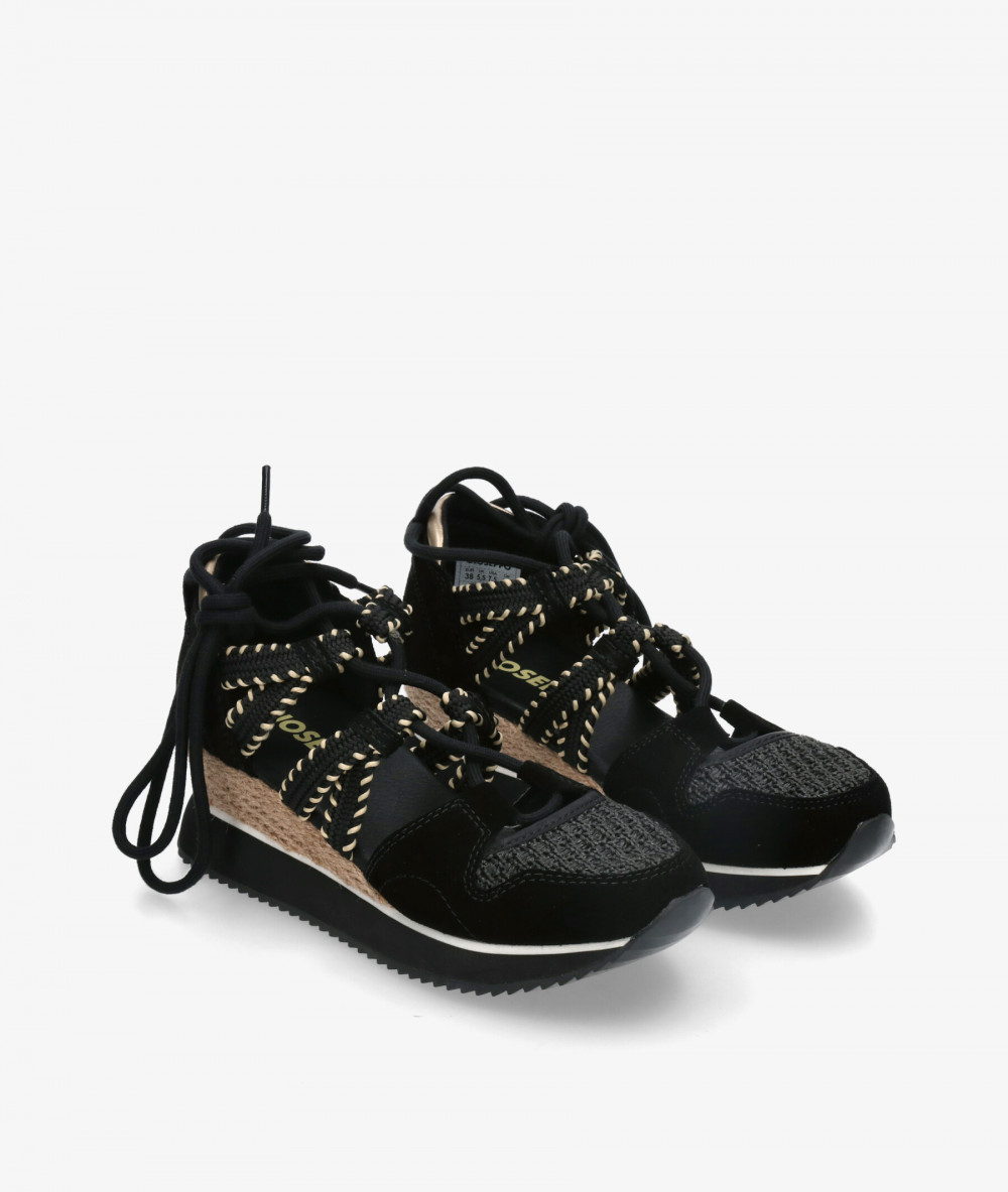 Gioseppo Sneakers  GRISWOLD in black split suede Gioseppo Sneakers  GRISWOLD in black split suede