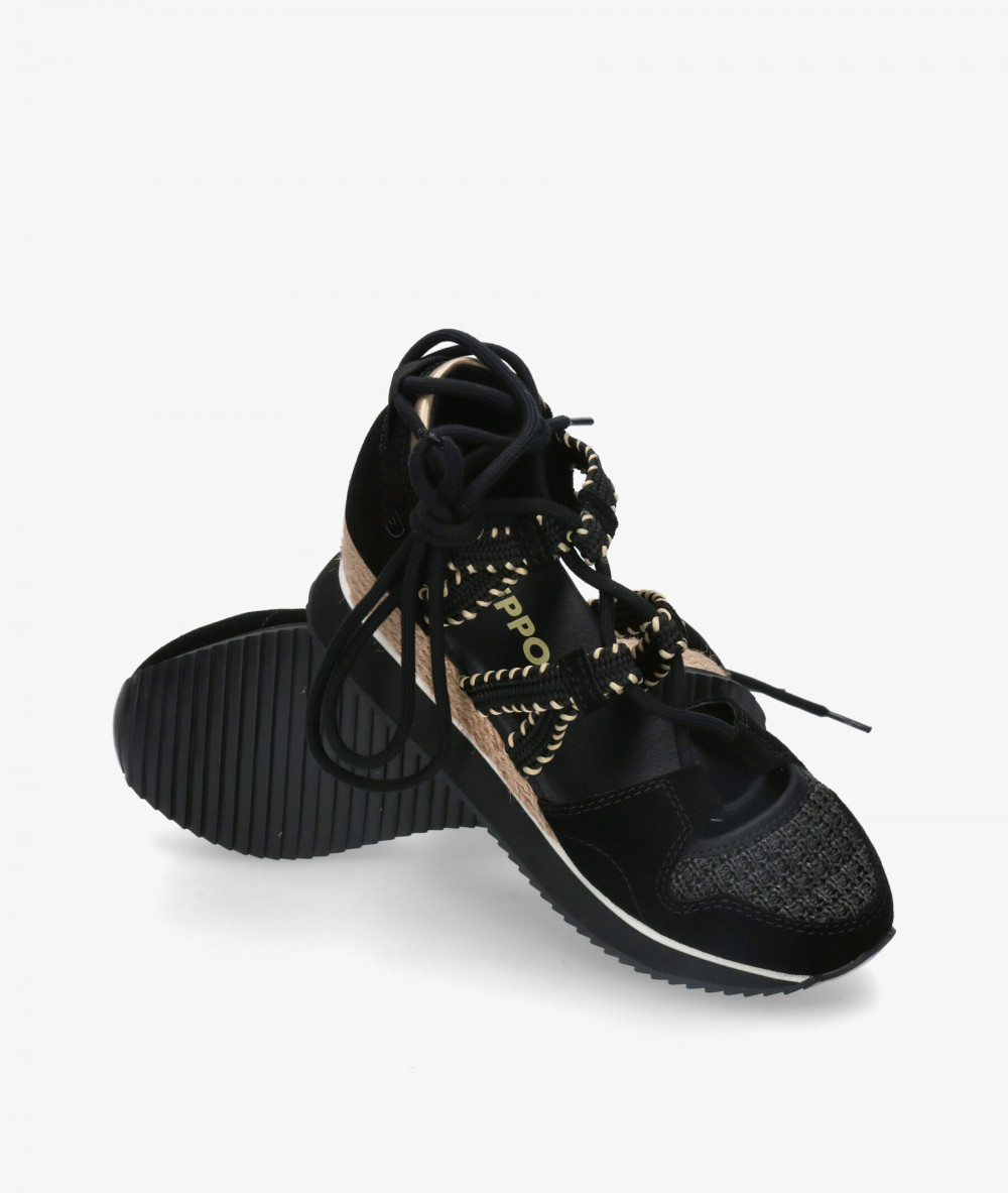 Gioseppo Sneakers  GRISWOLD in black split suede Gioseppo Sneakers  GRISWOLD in black split suede