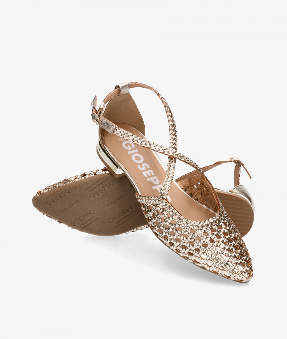 Gioseppo Dress low heel shoes LESKOVIC in gold Gioseppo Dress low heel shoes LESKOVIC in gold