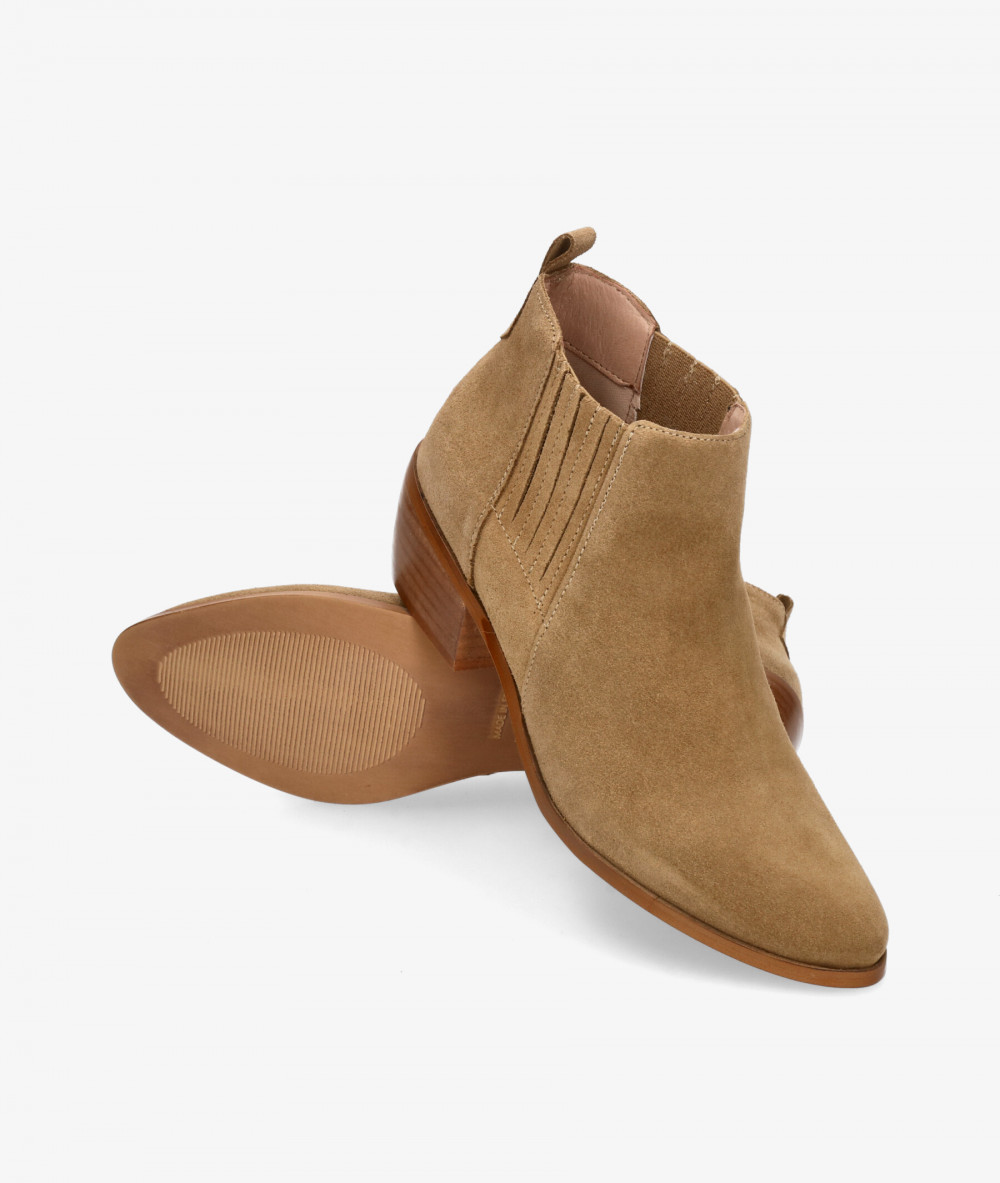Botines Funny Lola  3450 SIN PICAR en serraje taupe Botines Funny Lola  3450 SIN PICAR en serraje taupe