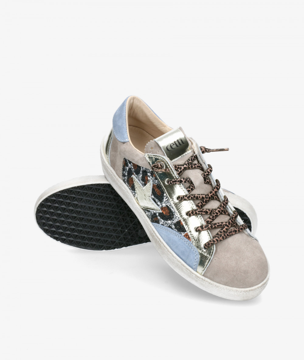 Deportivos Cetti  C-1342 SRA  en leopardo  Deportivos Cetti  C-1342 SRA  en leopardo