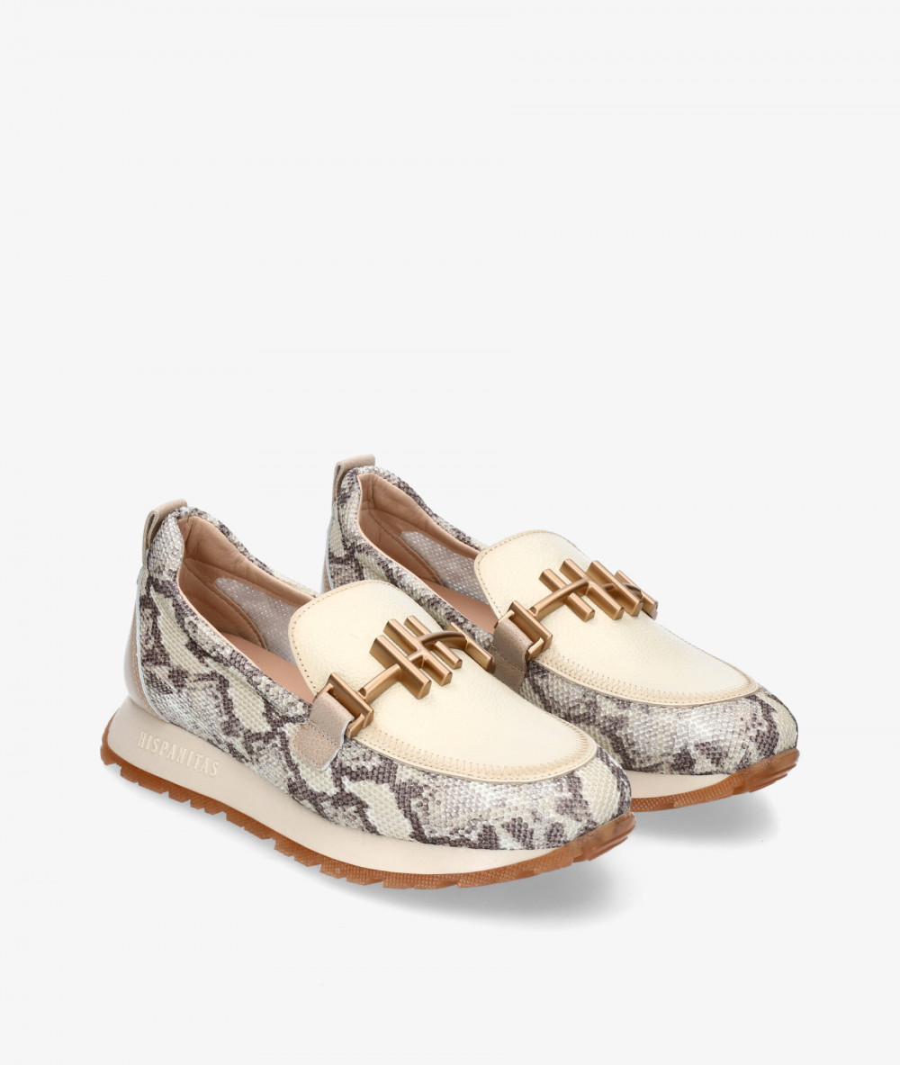 Mocasines Hispanitas PHV253919 en hueso Mocasines Hispanitas PHV253919 en hueso