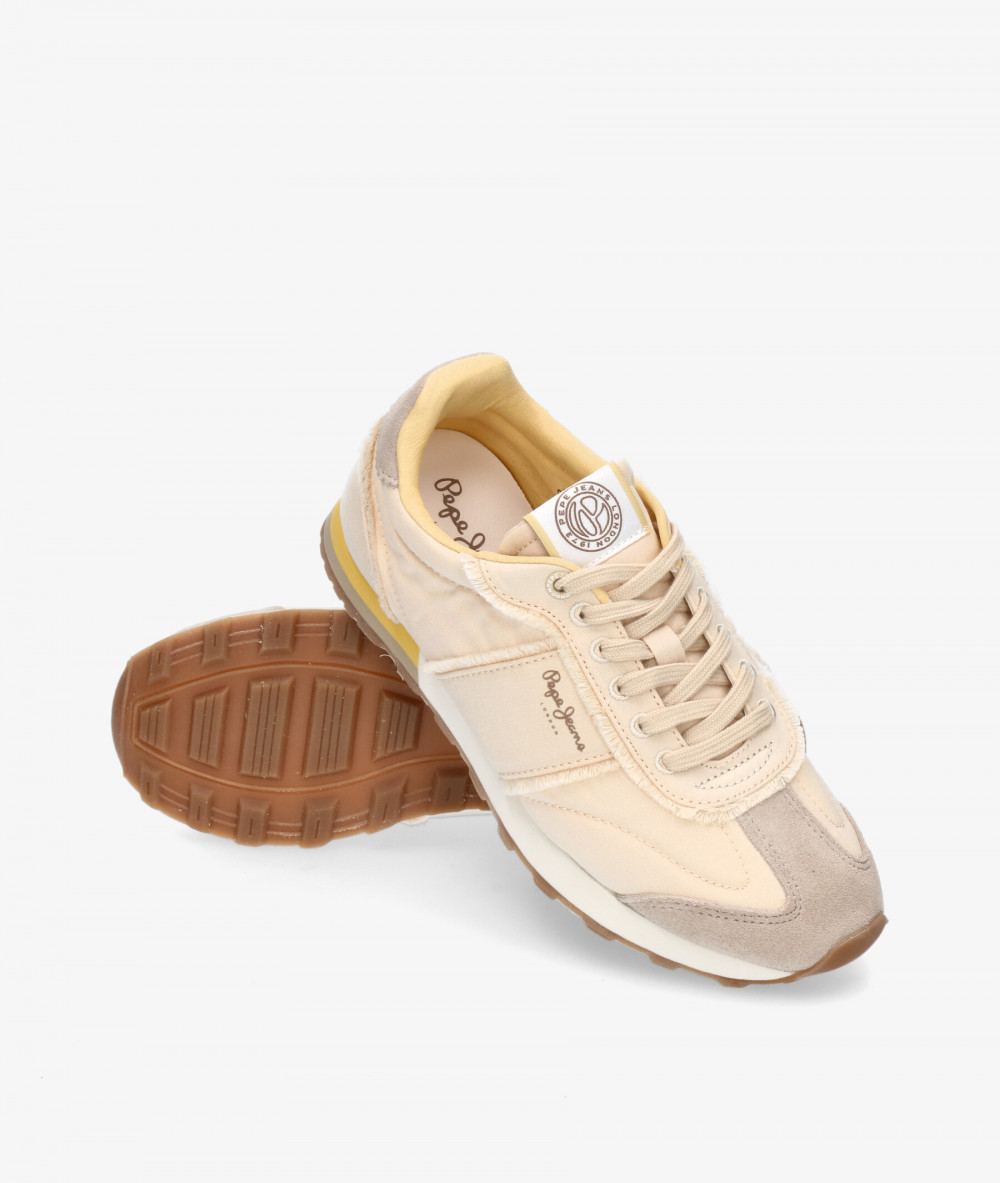Deportivos Pepe Jeans  ONCE TWILL en beige Deportivos Pepe Jeans  ONCE TWILL en beige