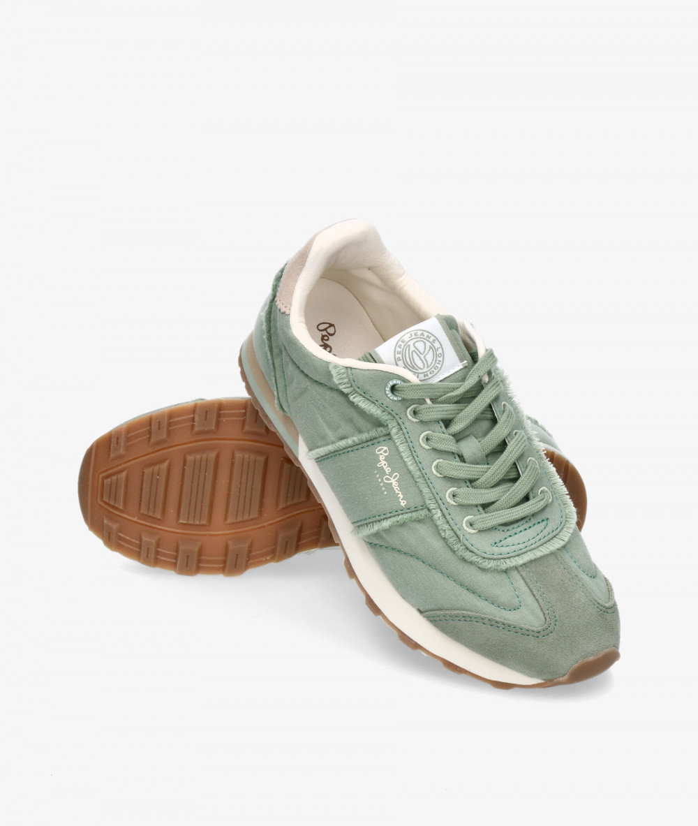 Deportivos Pepe Jeans  ONCE TWILL en verde Deportivos Pepe Jeans  ONCE TWILL en verde