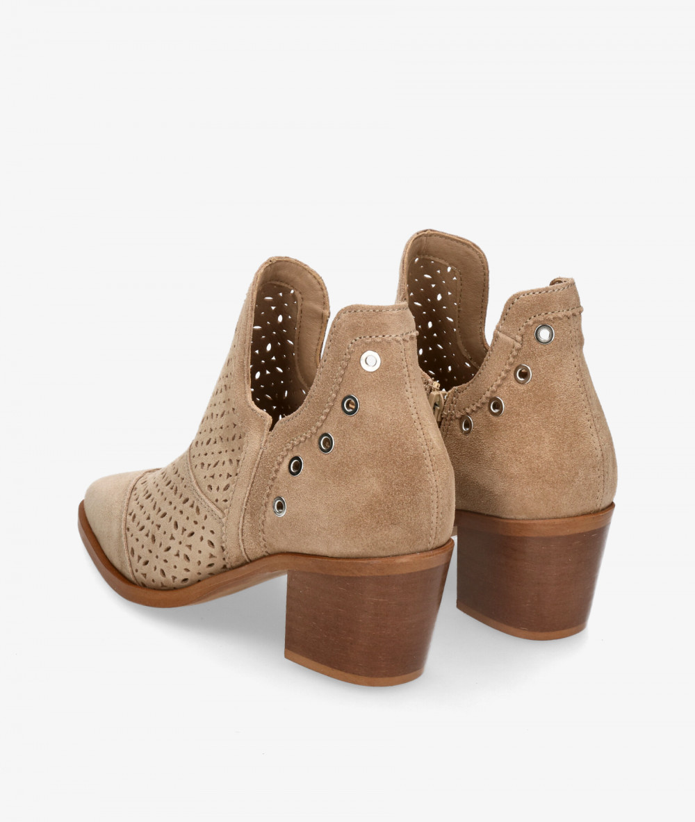 Botines LOL  SORAYA 7309 en serraje taupe Botines LOL  SORAYA 7309 en serraje taupe