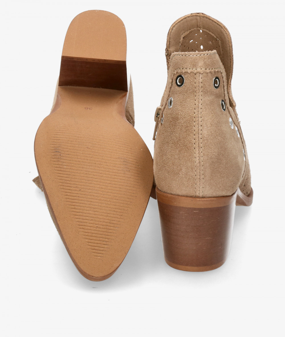 Botines LOL  SORAYA 7309 en serraje taupe Botines LOL  SORAYA 7309 en serraje taupe