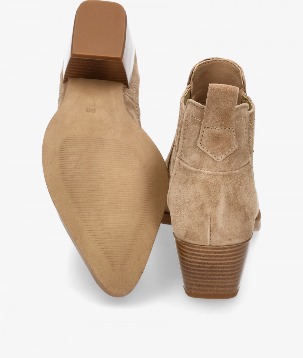 Botines LOL  ARIEL 7212 en serraje taupe Botines LOL  ARIEL 7212 en serraje taupe