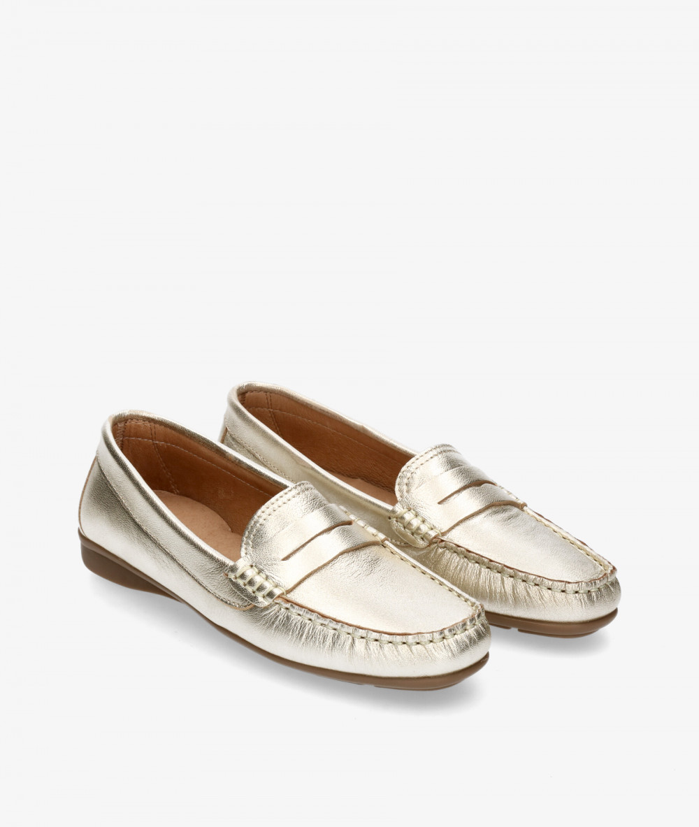 Mocasines pabloochoa.shoes 94239 en platino Mocasines pabloochoa.shoes 94239 en platino