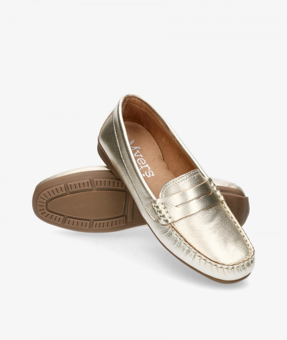 Mocasines pabloochoa.shoes 94239 en platino Mocasines pabloochoa.shoes 94239 en platino