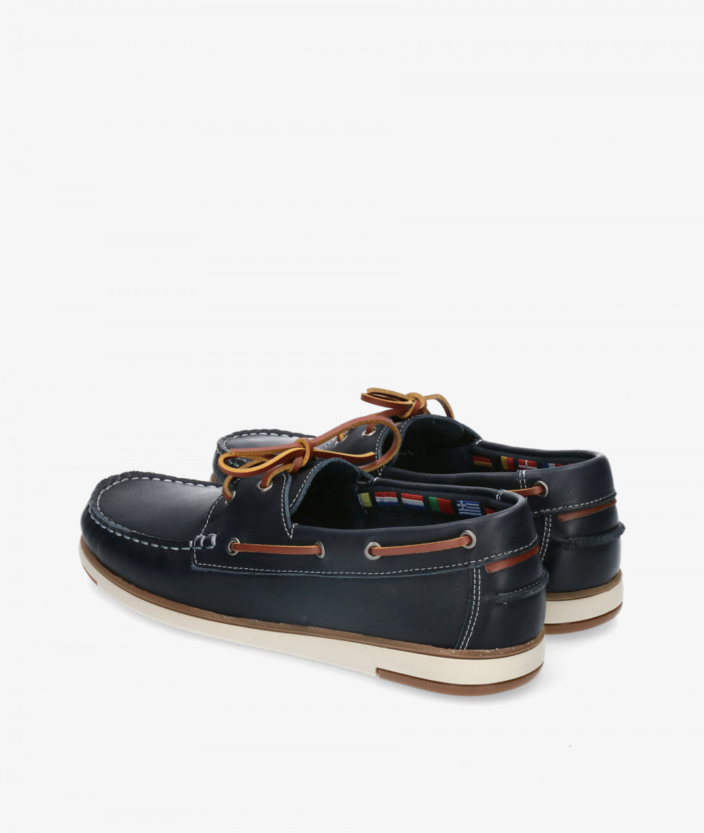 Naúticos pabloochoa.shoes 6824 en azul marino