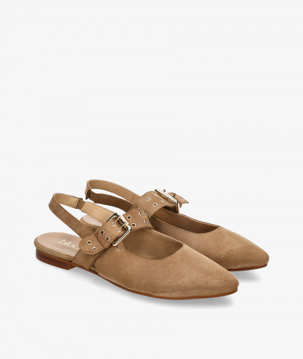 bloom&you Dress low heel shoes GINA in camel suede bloom&you Dress low heel shoes GINA in camel suede