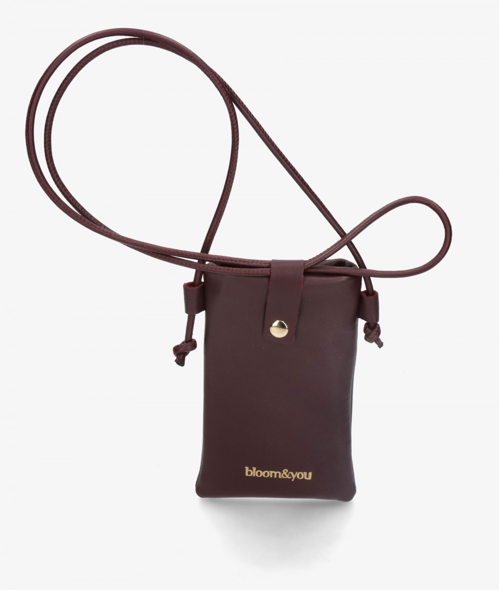 Bolso de piel bloom&you BLOOM CASE en burdeos Bolso de piel bloom&you BLOOM CASE en burdeos