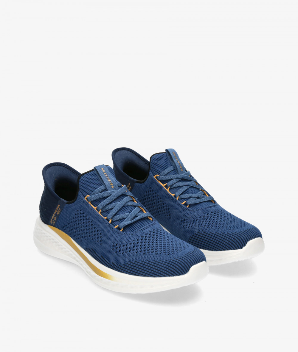 Deportivos Skechers 210810 en azul marino