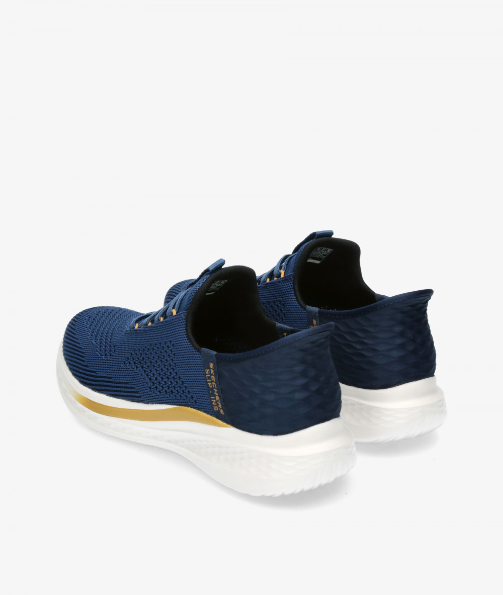 Deportivos Skechers 210810 en azul marino