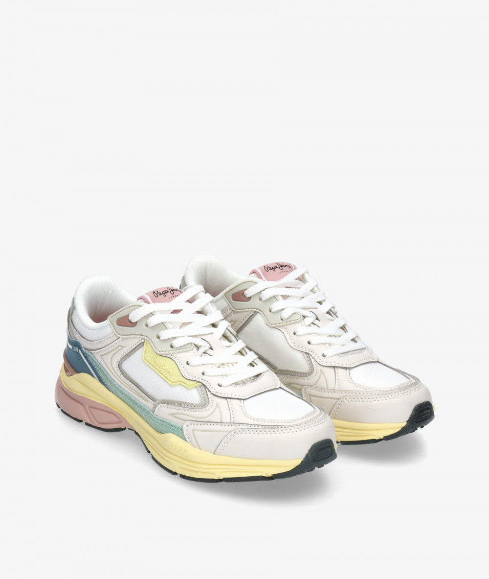 Deportivos Pepe Jeans  DAVE TEXTURE W en blanco Deportivos Pepe Jeans  DAVE TEXTURE W en blanco