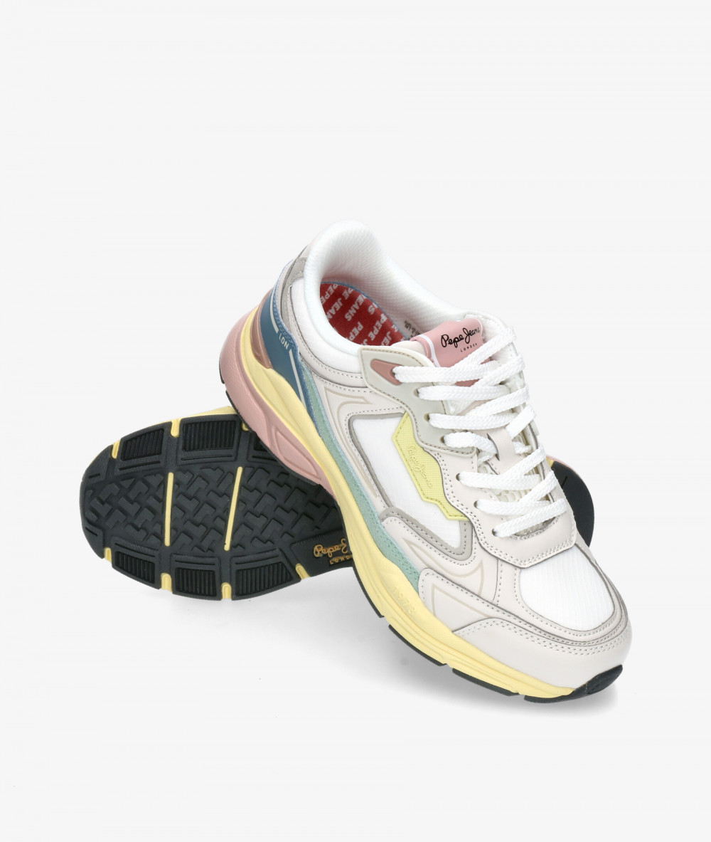 Deportivos Pepe Jeans  DAVE TEXTURE W en blanco Deportivos Pepe Jeans  DAVE TEXTURE W en blanco