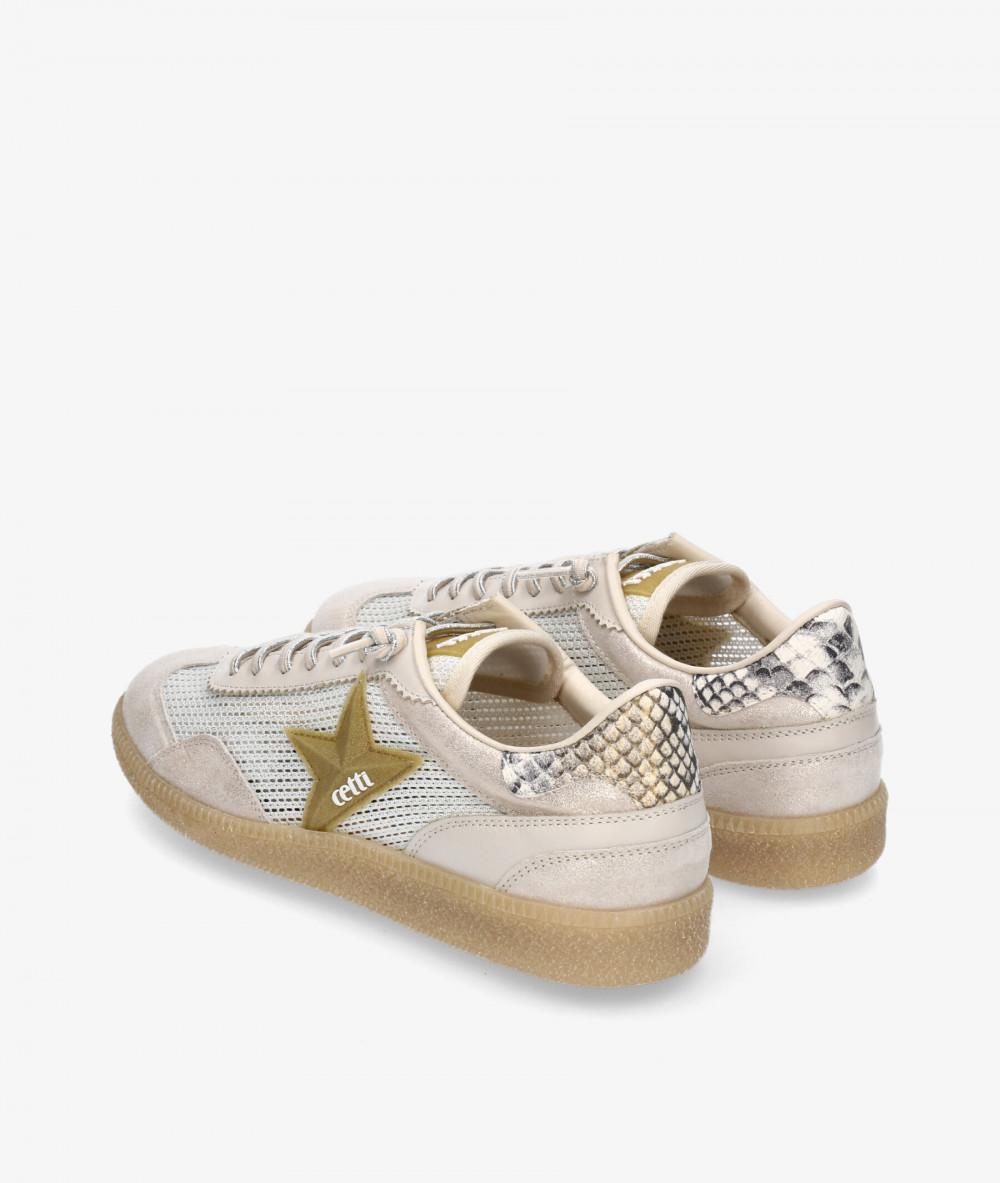 Deportivos Cetti  C-1385 SRA  en beige Deportivos Cetti  C-1385 SRA  en beige