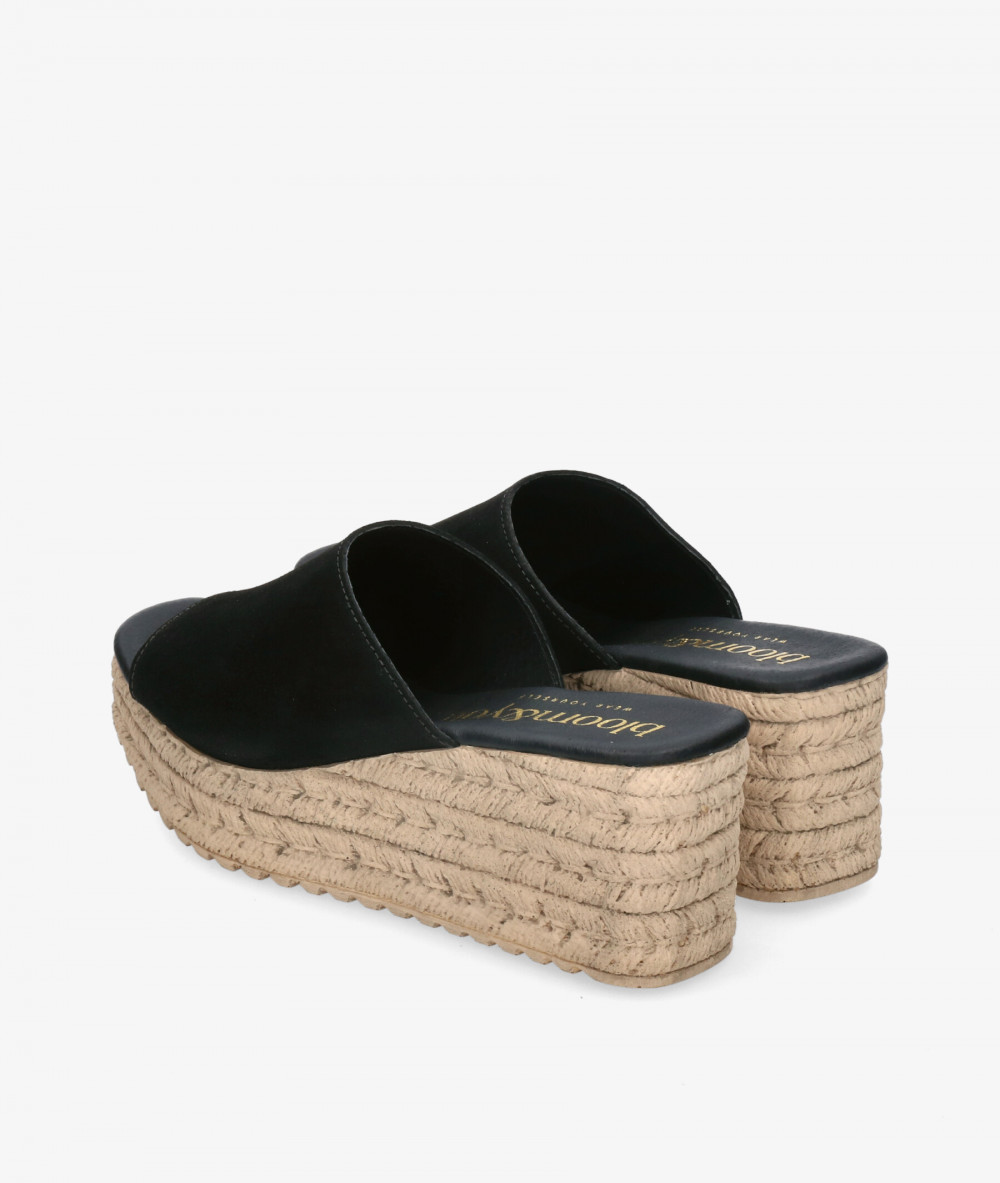 Sandalias bloom&you  LISA en serraje negro Sandalias bloom&you  LISA en serraje negro