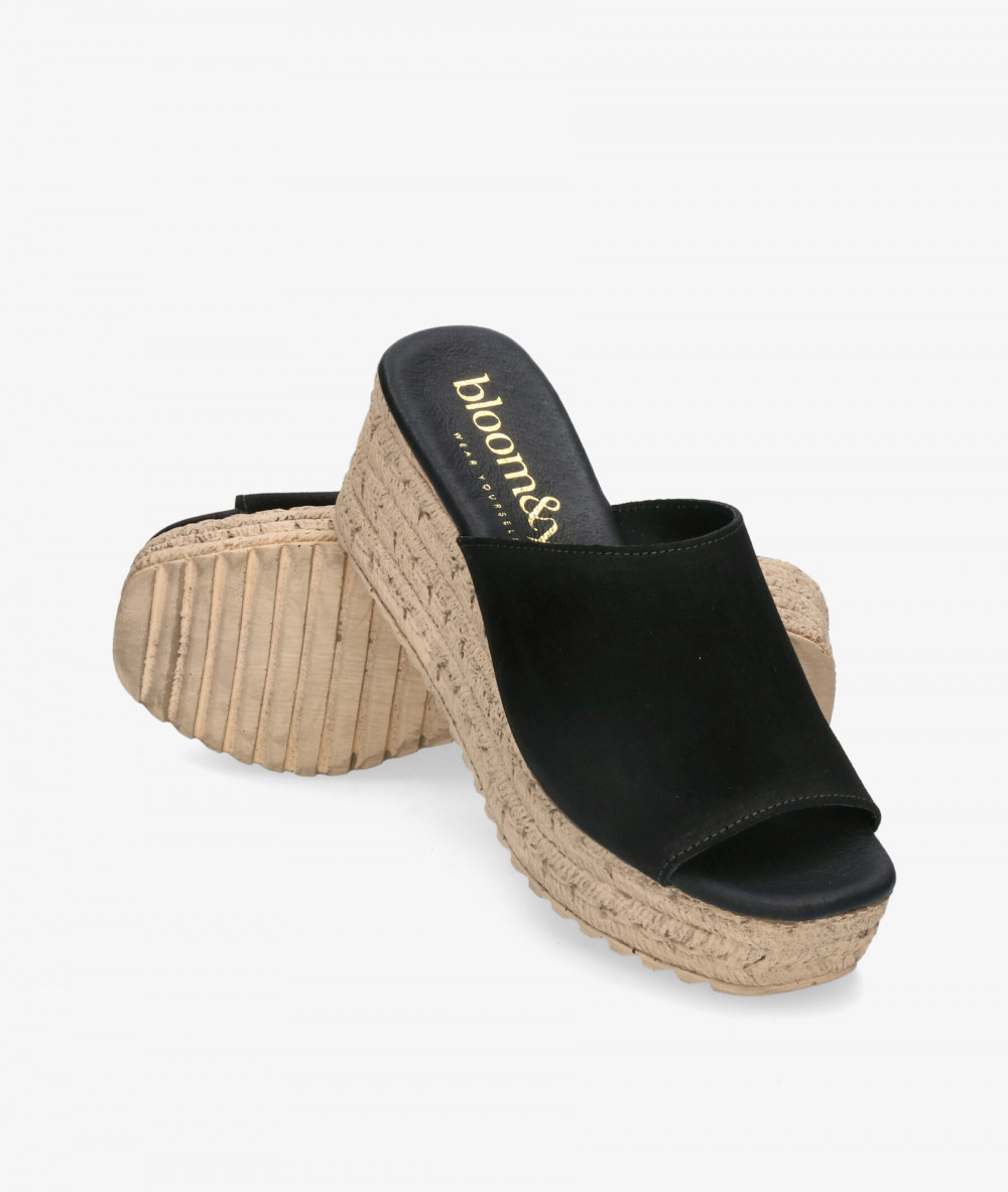 Sandalias bloom&you  LISA en serraje negro Sandalias bloom&you  LISA en serraje negro