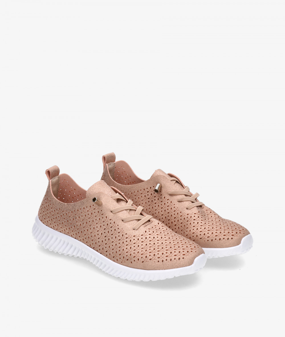 Deportivos St. Gallen  AIR CITY 04 en nude metalizado Deportivos St. Gallen  AIR CITY 04 en nude metalizado