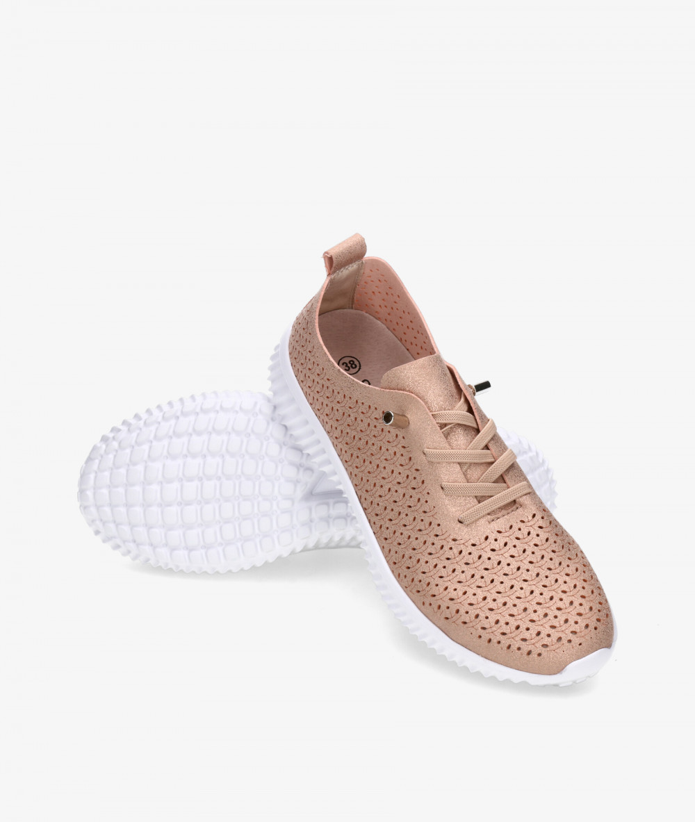 Deportivos St. Gallen  AIR CITY 04 en nude metalizado Deportivos St. Gallen  AIR CITY 04 en nude metalizado