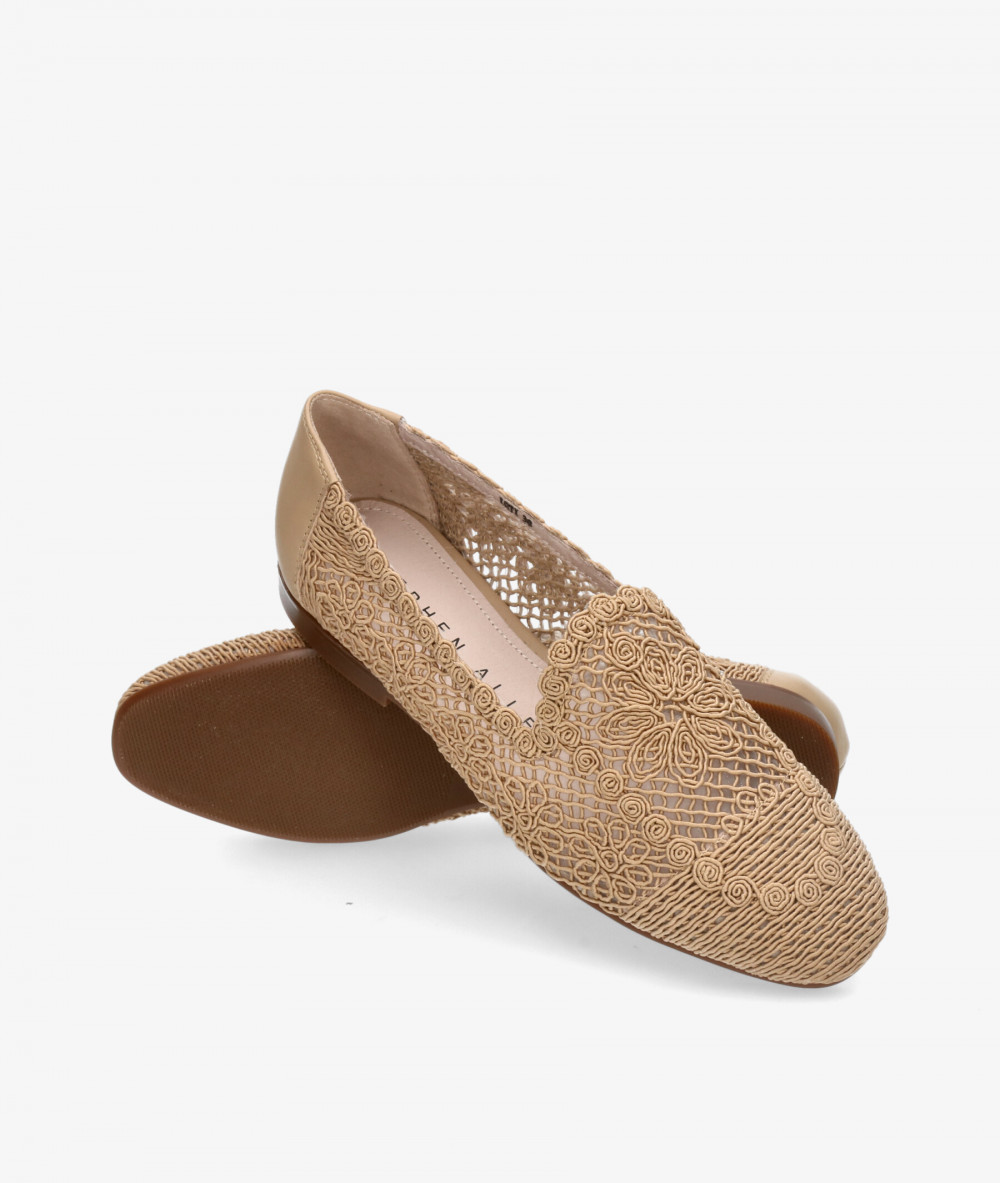 Slippers Stephen Allen 1908-338  LETI en camel