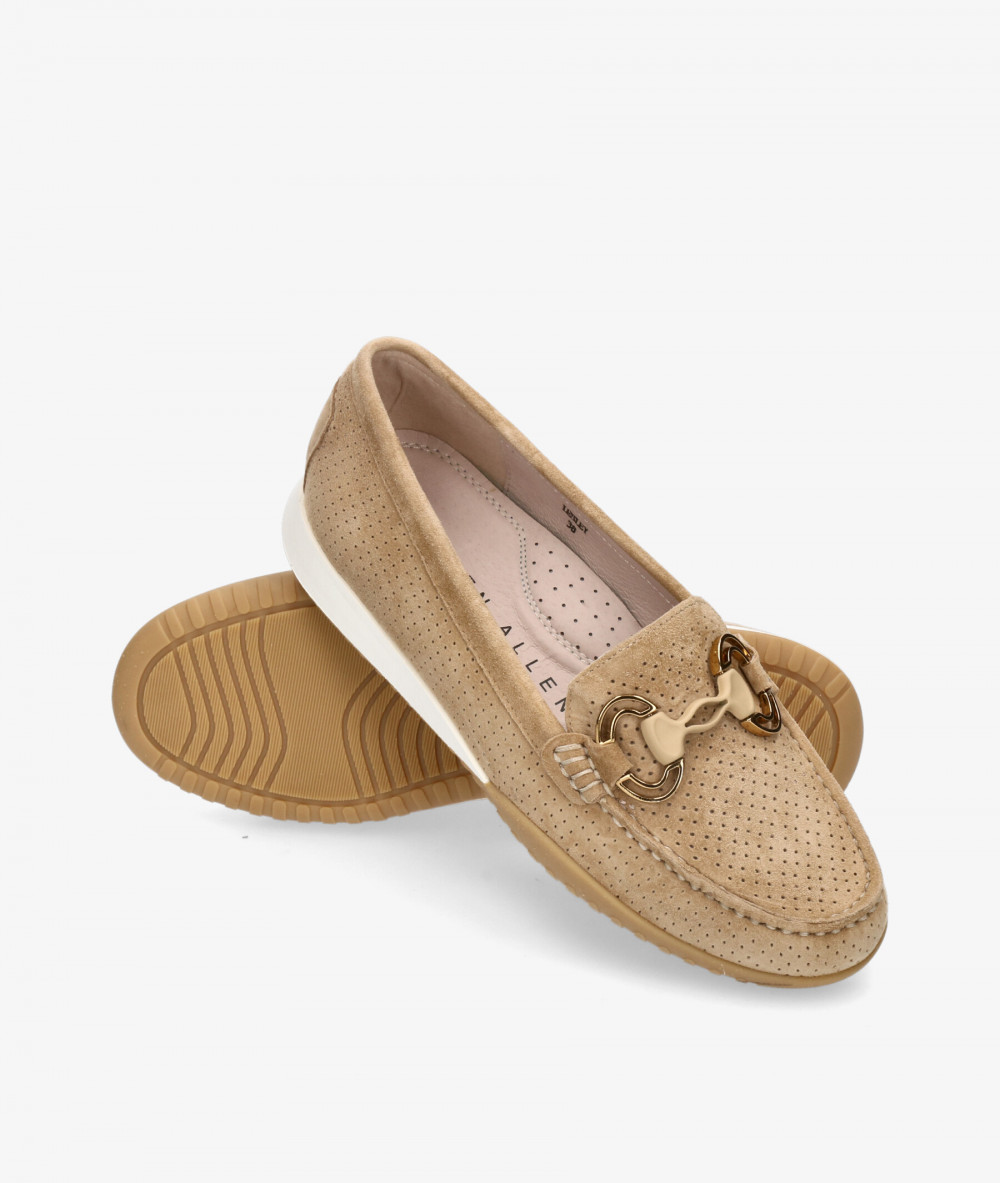Mocasines Stephen Allen 31736-645  LESLEY en ante camel  Mocasines Stephen Allen 31736-645  LESLEY en ante camel