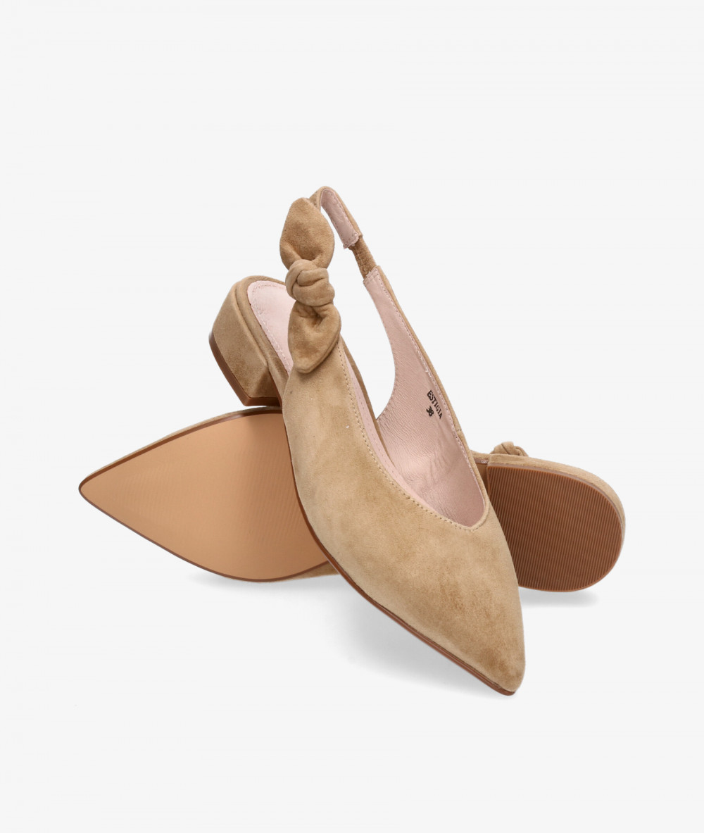 Stephen Allen Dress low heel shoes K19123-C28  ESTIGIA in camel suede Stephen Allen Dress low heel shoes K19123-C28  ESTIGIA in camel suede