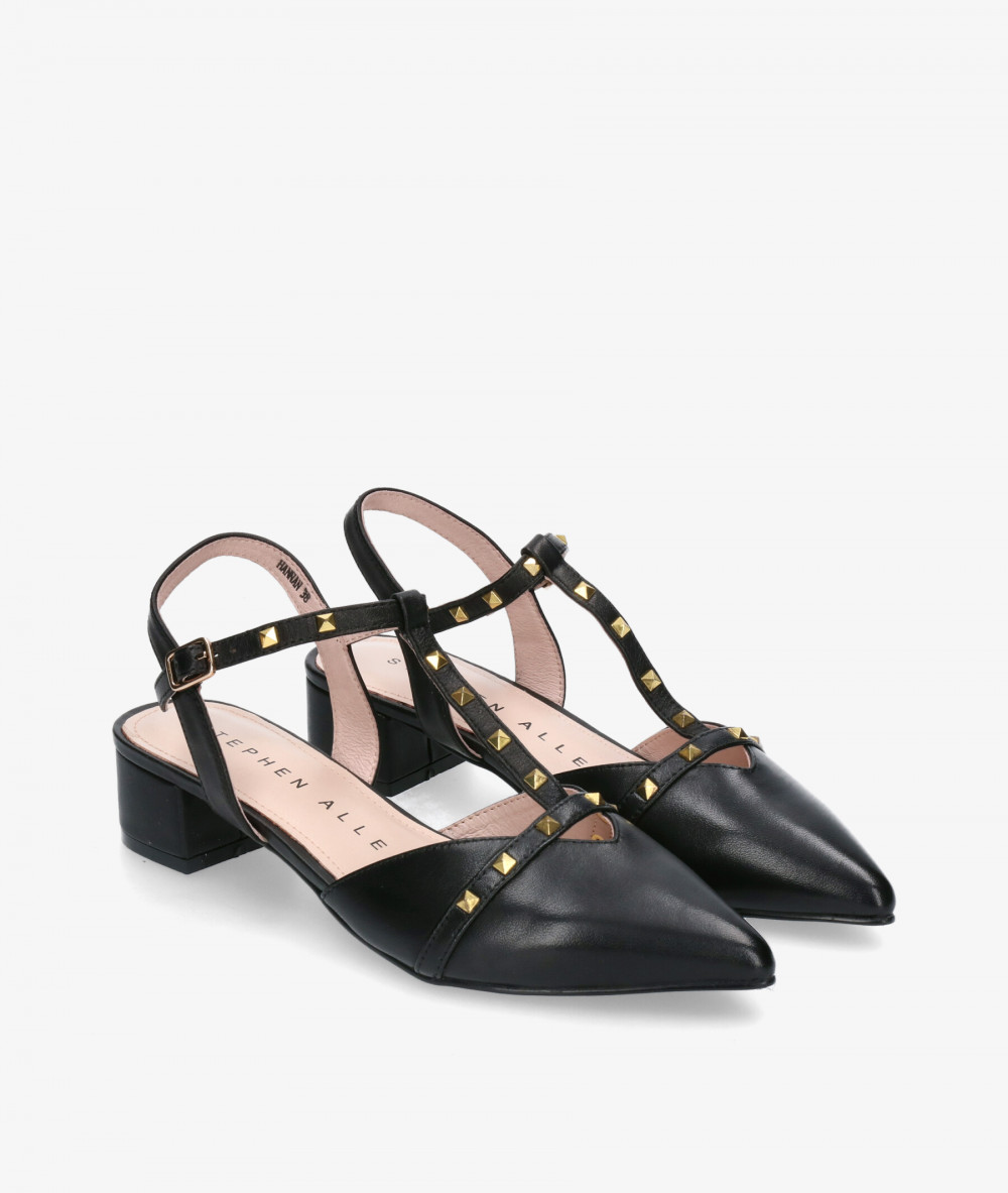 Stephen Allen Dress medium heel shoes K1943-C16A  HANNAN in black Stephen Allen Dress medium heel shoes K1943-C16A  HANNAN in black