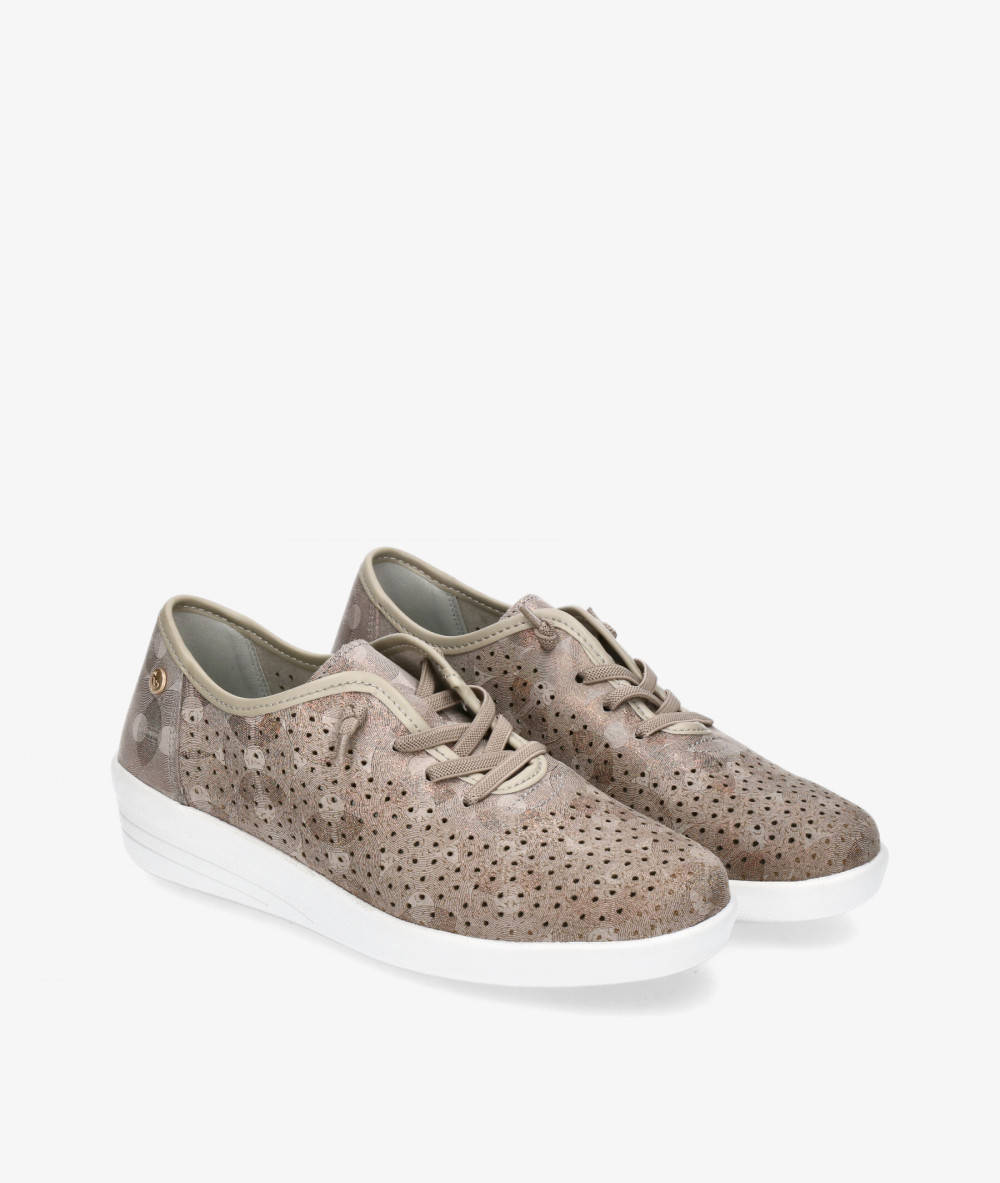 Zapatos confort Amarpies 26383 en topo Zapatos confort Amarpies 26383 en topo