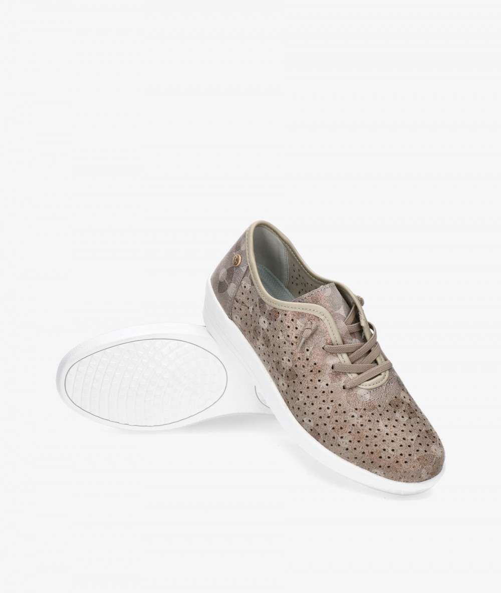 Zapatos confort Amarpies 26383 en topo Zapatos confort Amarpies 26383 en topo